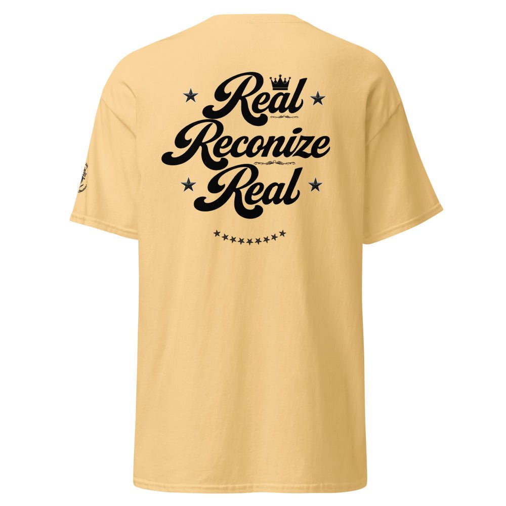 Real Reconize Real Unisex Classic Tee (Light Colours) - Chinchilla Choons
